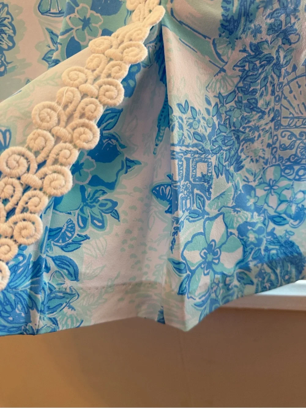 LILLY PULITZER Daphne Skort Luxletic Toile Me About It size SPF 50+ size 8 - Picture 4 of 8